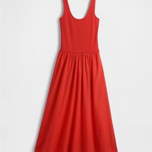 Brand New with tags Gap Mixed Media Drop-Waist Maxi Dress size Small